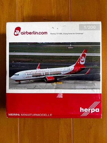 Herpa 200 air berlin 737 - air, 737-800