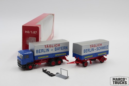 Herpa man f90 hängerzug - f90, wp-hängerzug