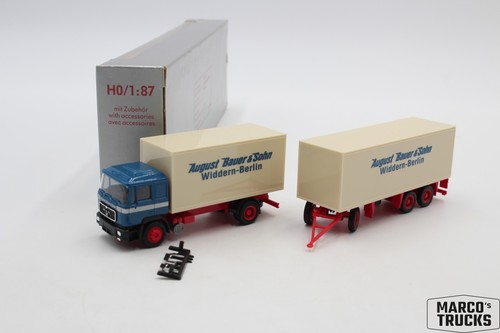 Herpa man f90 kofferhängerzug - man,